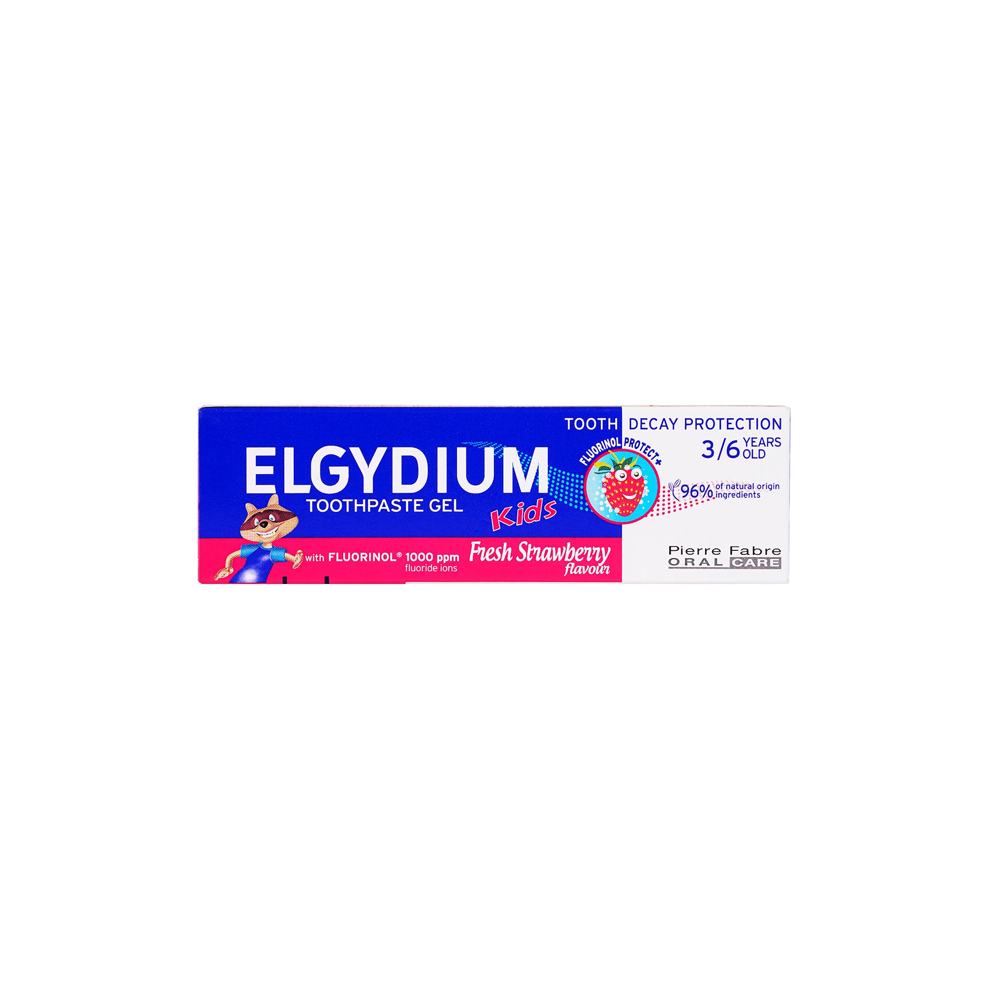 39380-Elgydium Decay Kids Toothpaste 3-6 Strawberry 50ml +1