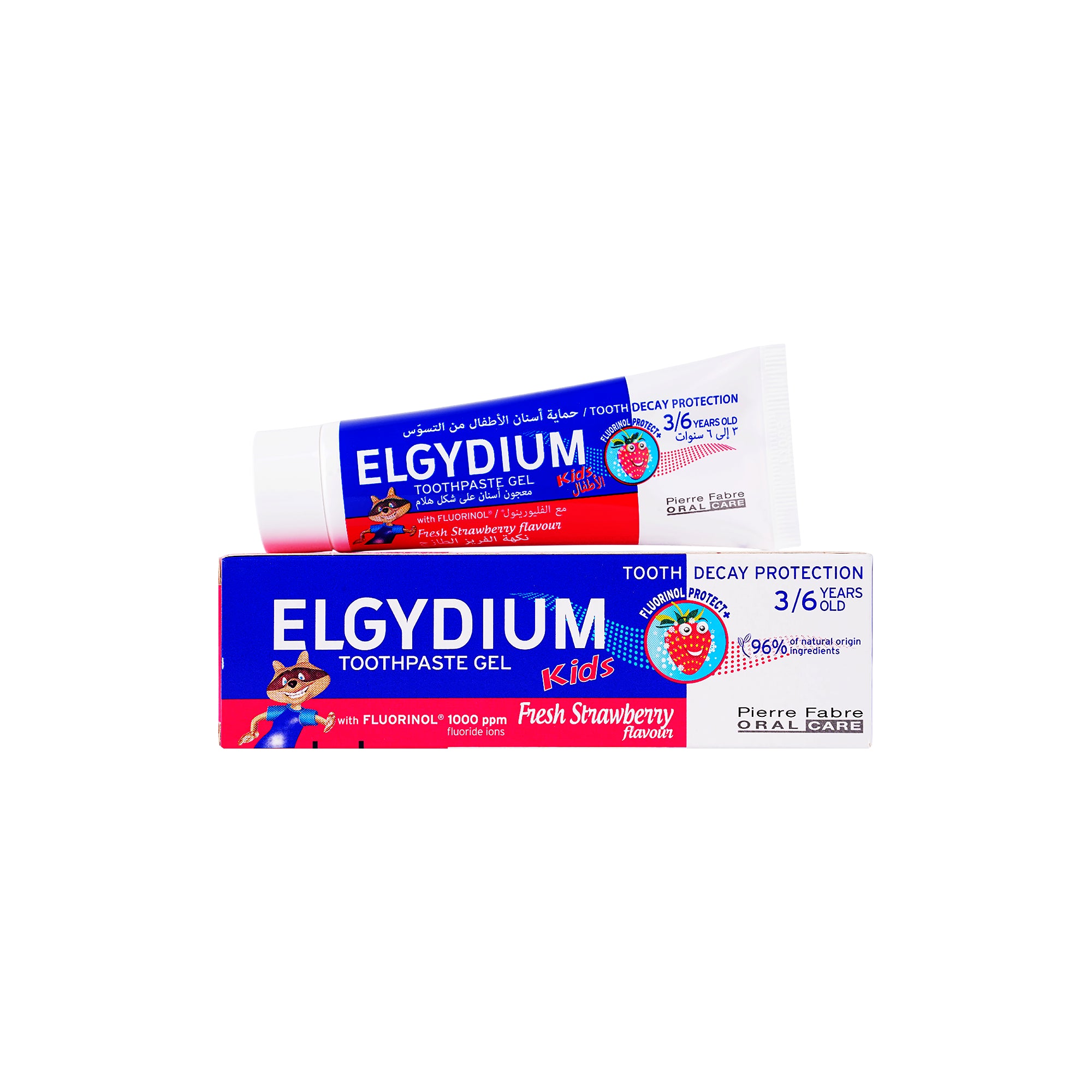 39380-Elgydium Decay Kids Toothpaste 3-6 Strawberry 50ml