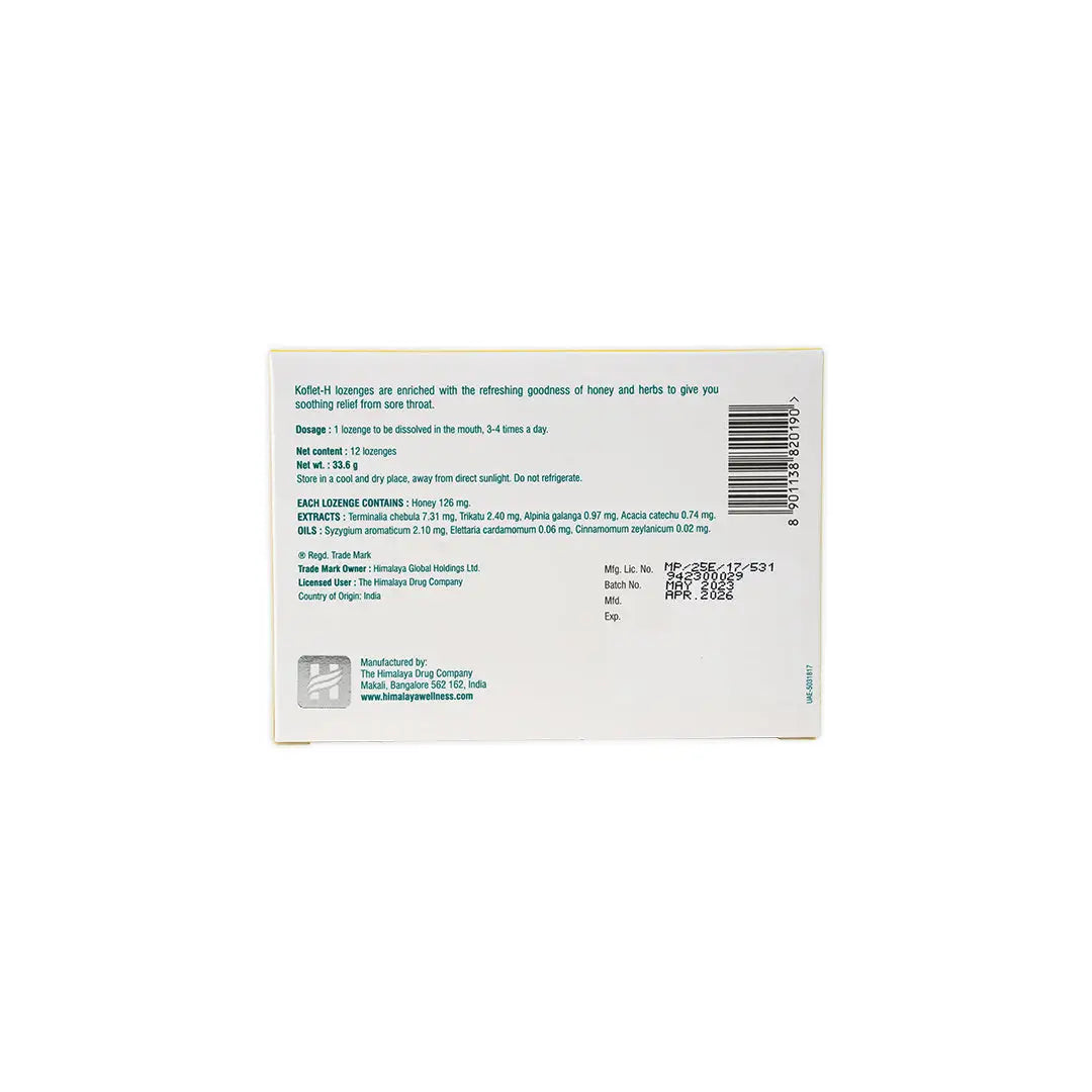 39385-Himalaya Koflet-H Lemon 12Loz +1