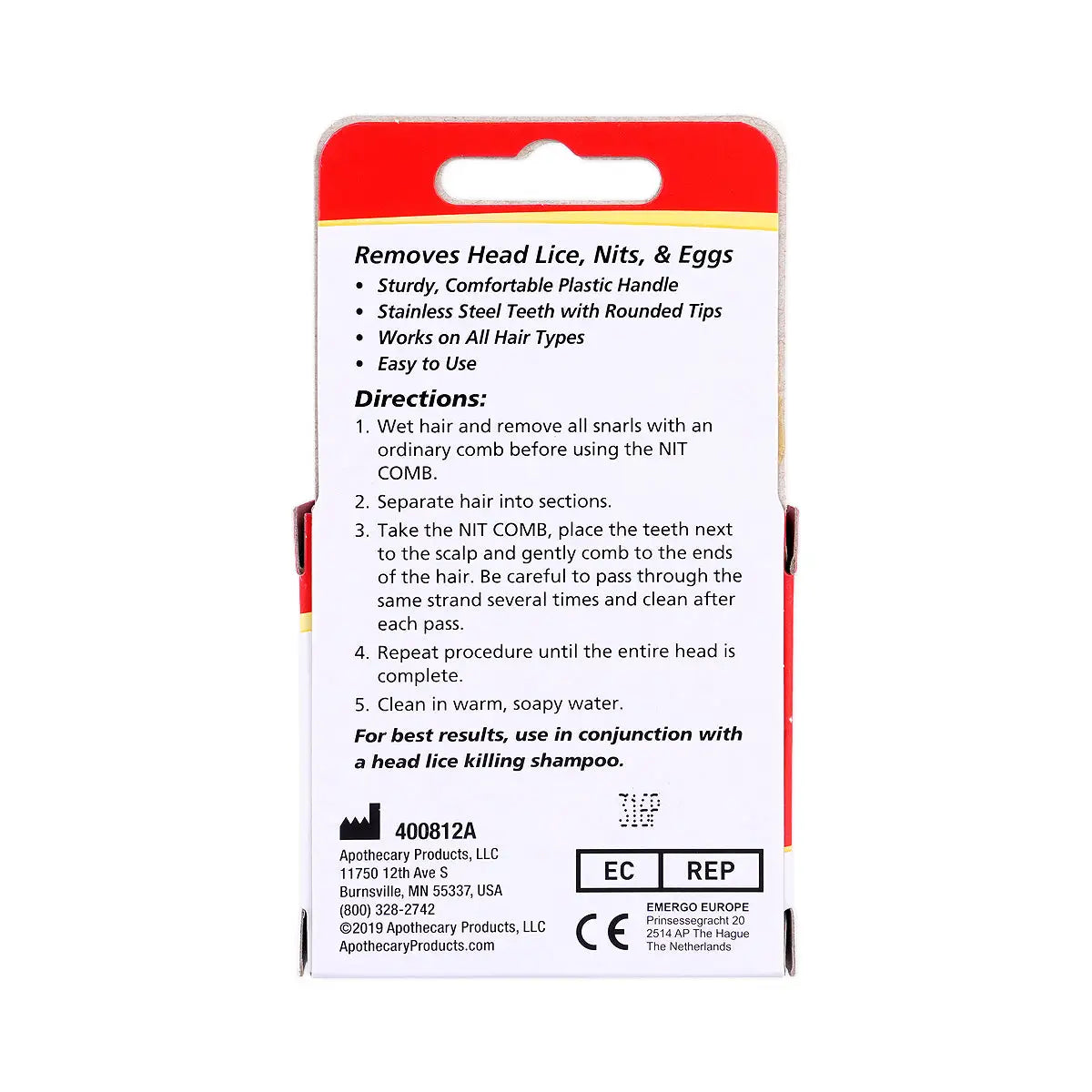 2-Acu-Life Nit Comb-400812A +1