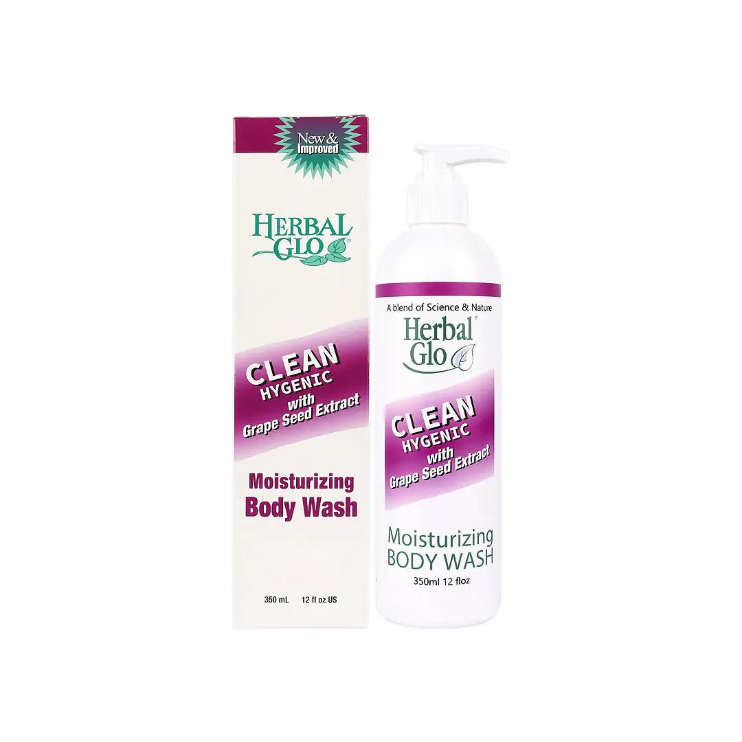 39449-Herbal Glo Anti Bacterial Body Wash 350Ml +1