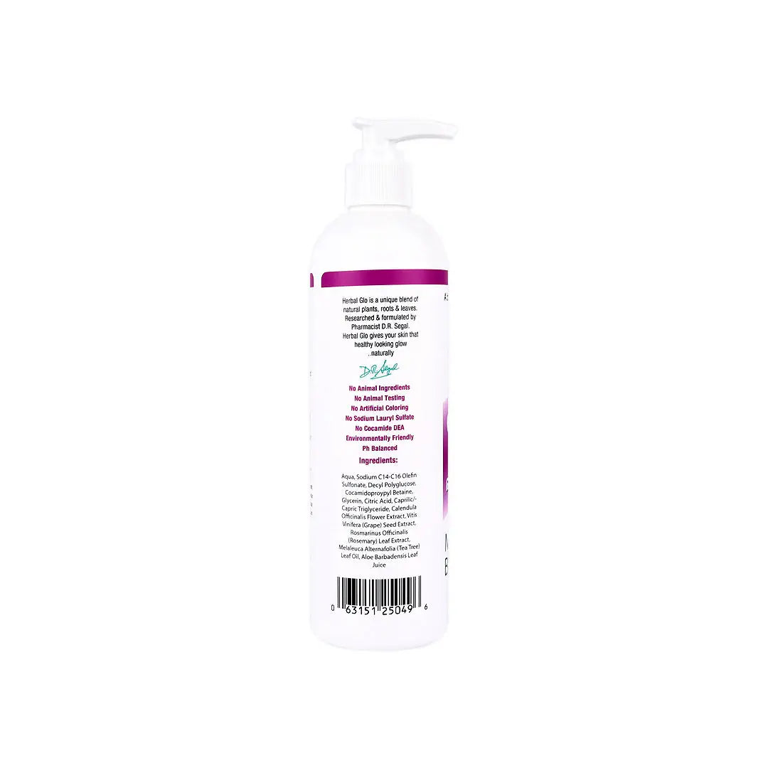 39449-Herbal Glo Anti Bacterial Body Wash 350Ml +3