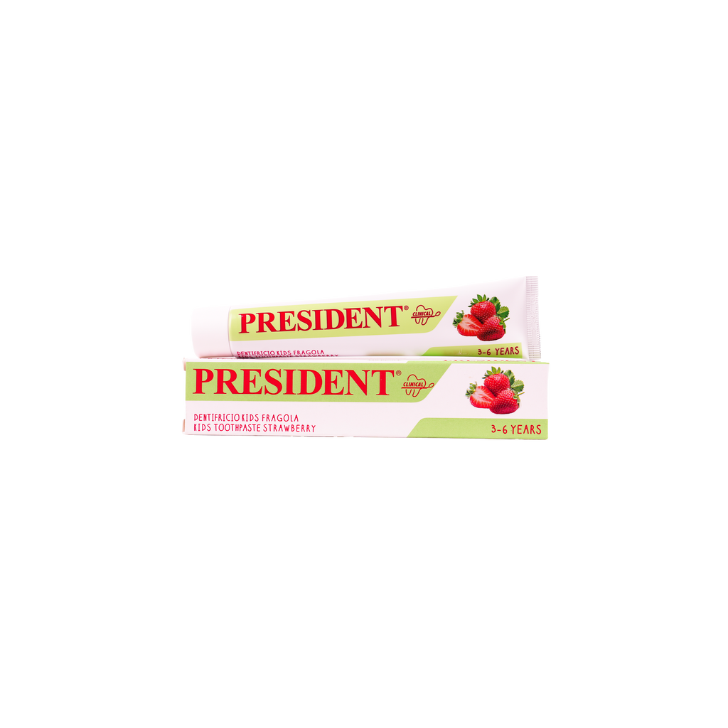 President Kids 3-6 Years Strawberry Toothpaste 50ml