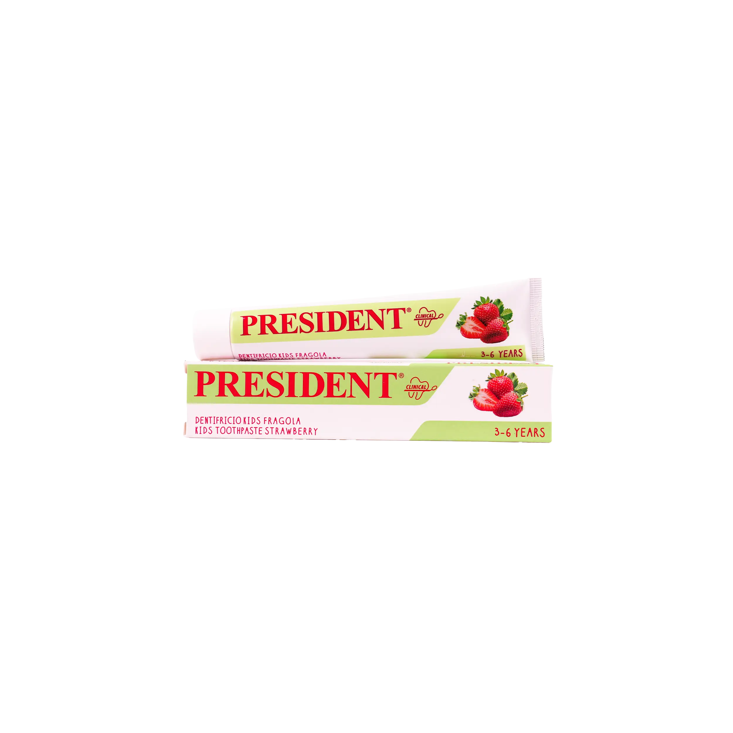 President Kids 3-6 Years Strawberry Toothpaste 50ml