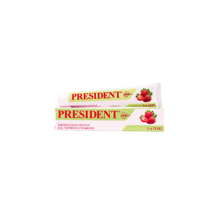 39495-President Kids 3-6 Years Strawberry Toothpaste 50ml