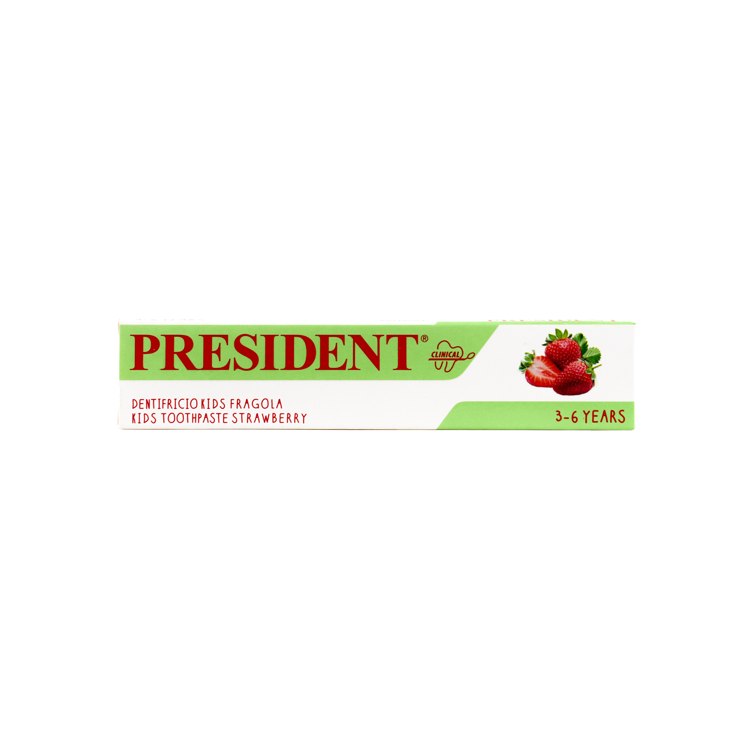 President Kids 3-6 Years Strawberry Toothpaste 50ml