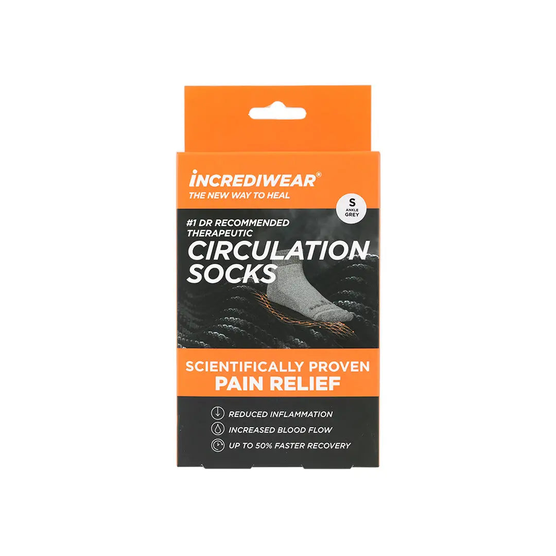 Incrediwear Diabetic Incredisock Ankle Grey-S
