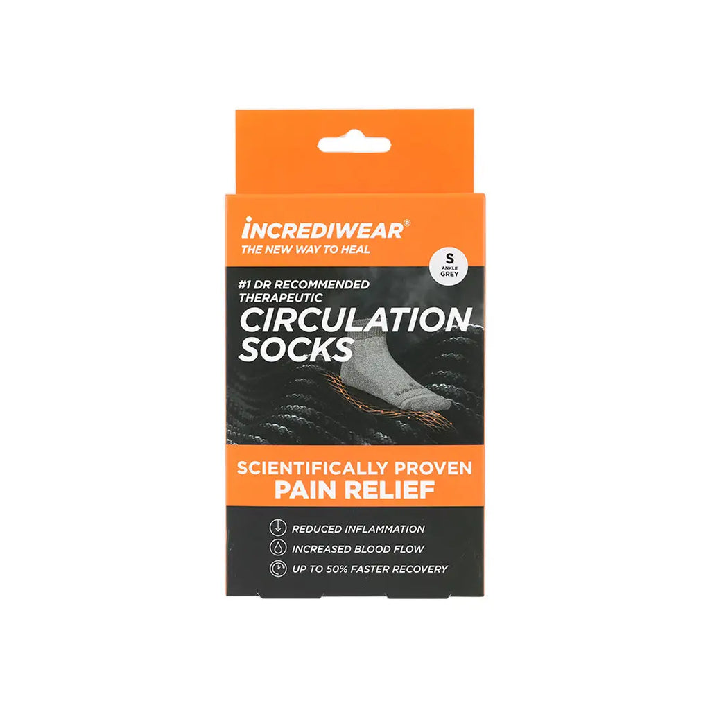 Incrediwear Diabetic Incredisock Ankle Grey-S
