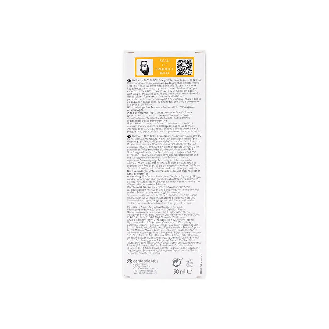 HELIOCARE 360 GEL OIL-FREE SPF50 DRY TOUCH 50ML