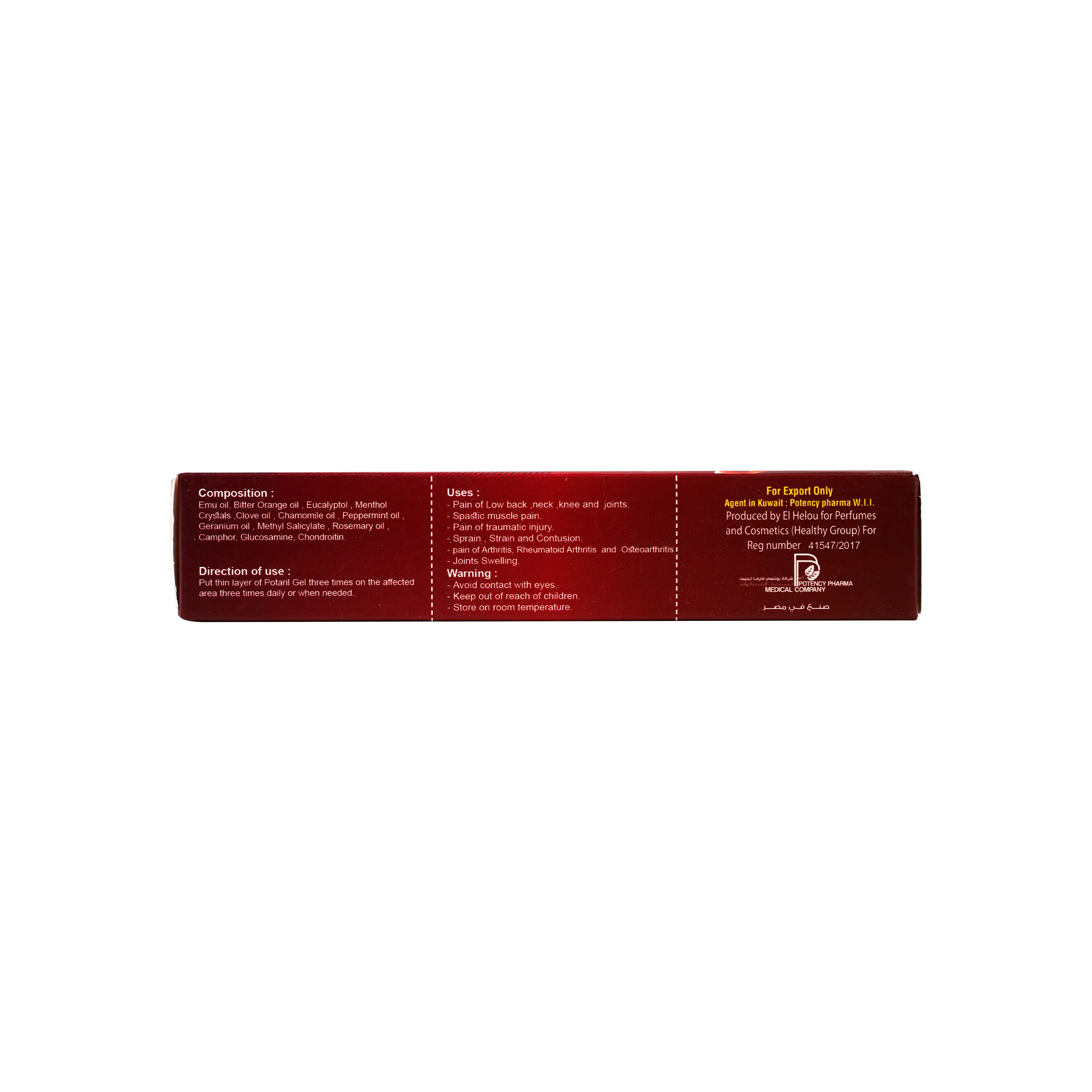 Potaril Gel 50Gm