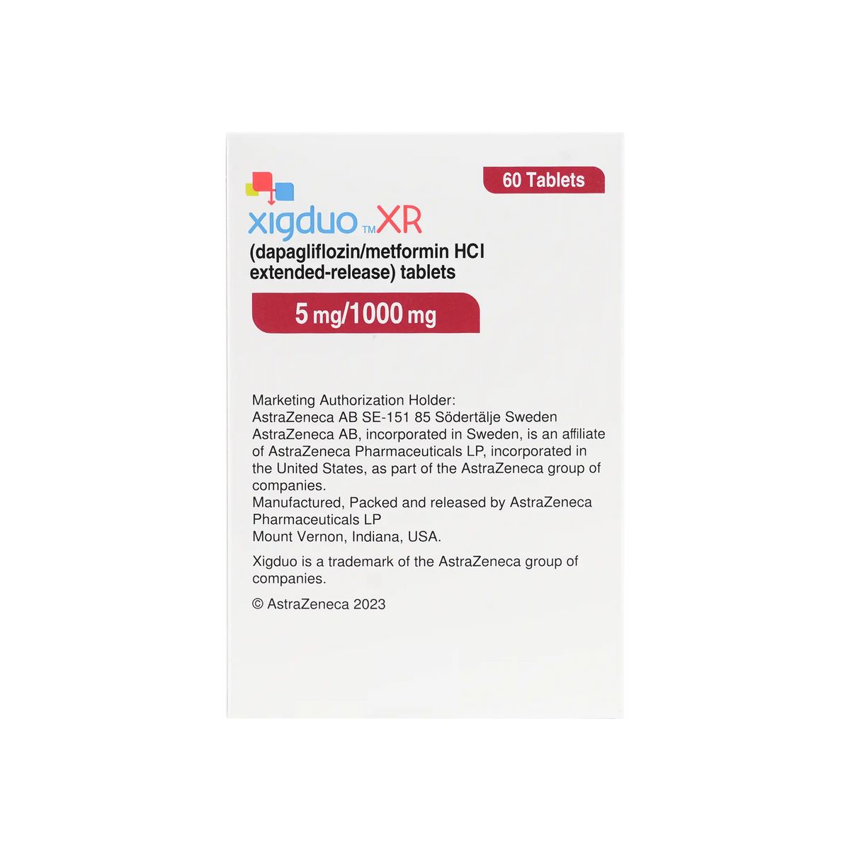 39668-Xigduo Xr 5Mg/1000Mg 60Tab +1