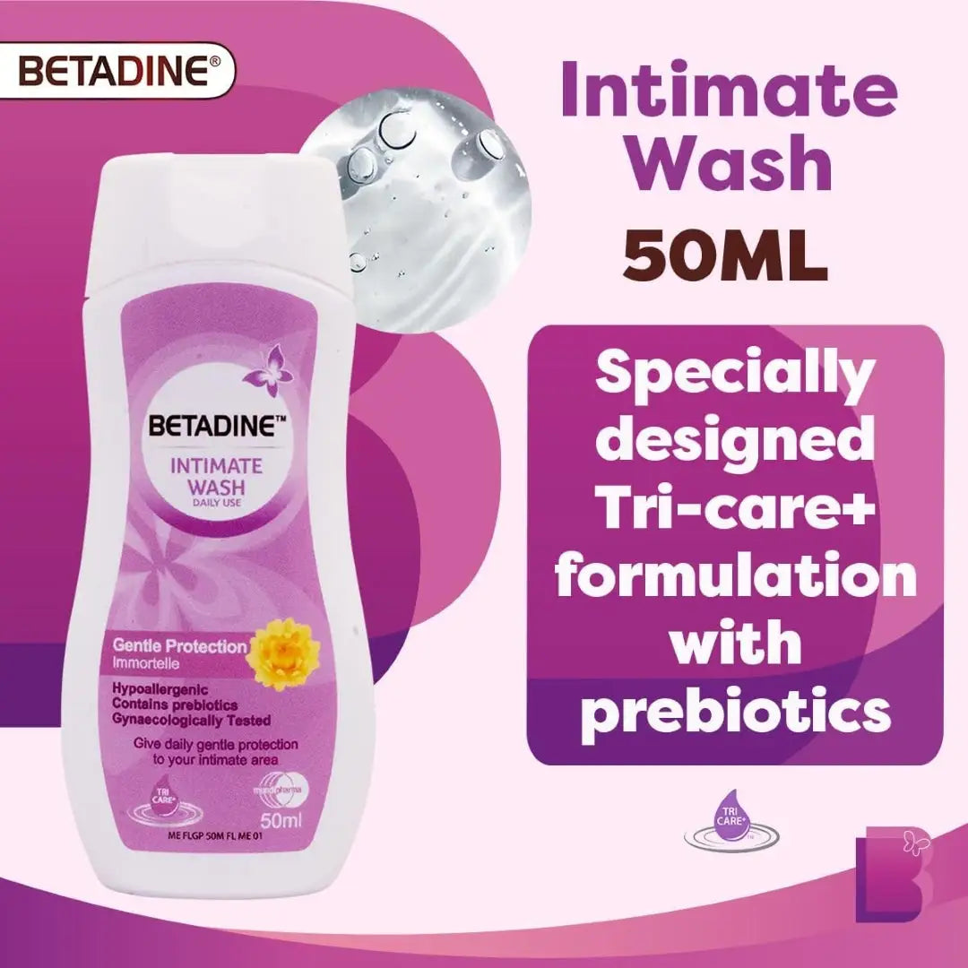 BETADINE INTIMATE WASH DAILY USE 50ML