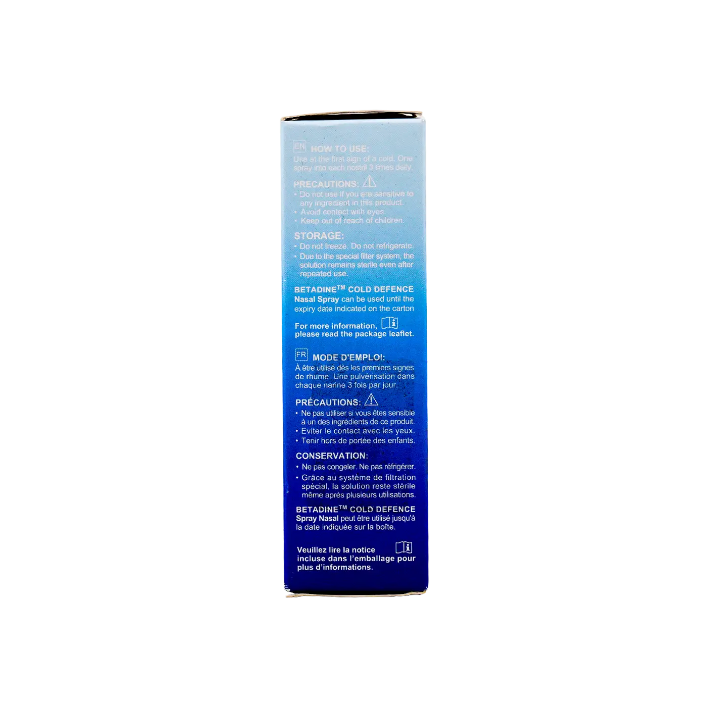 Betadine Cold Defence Nasal Spray 20Ml - Natural Carragelose