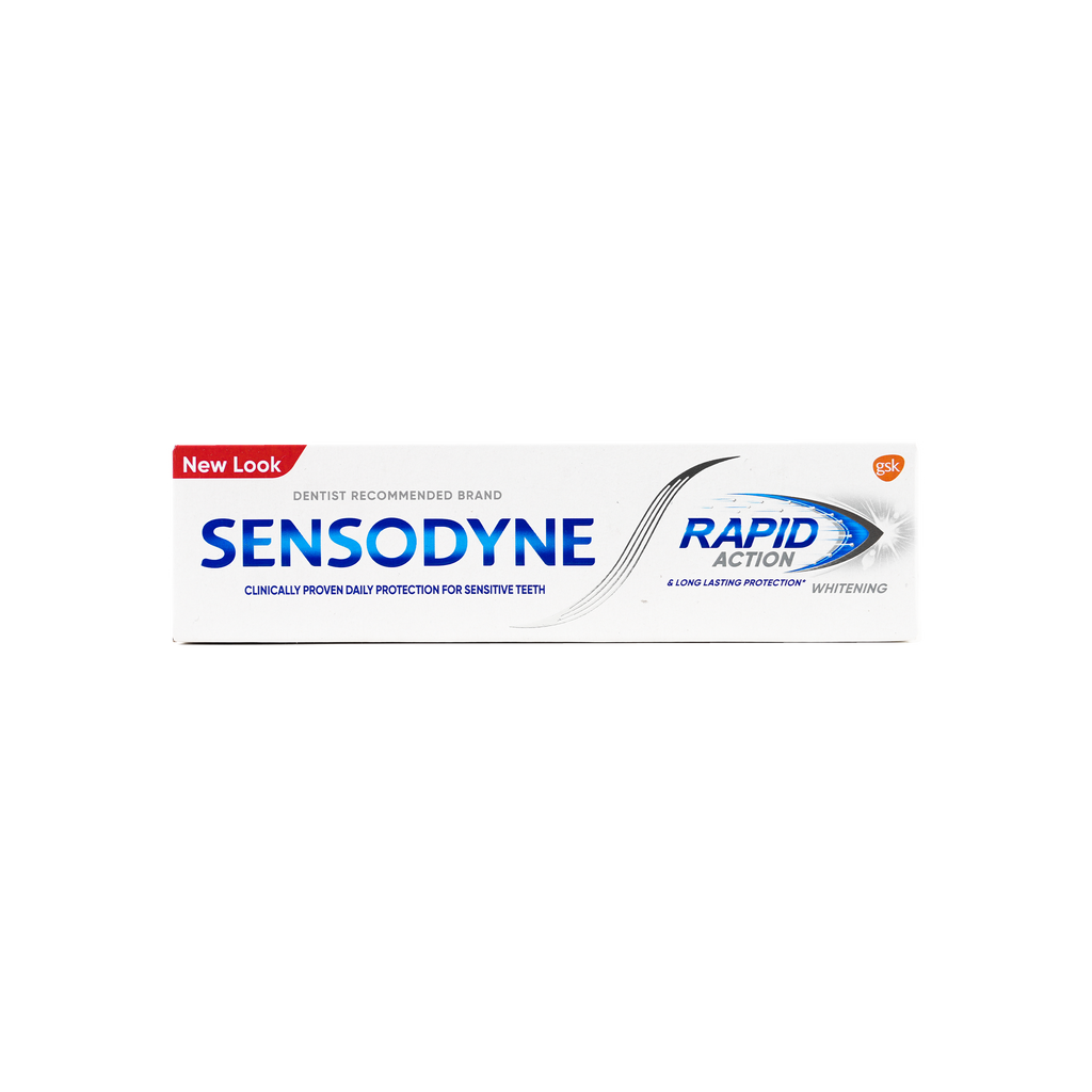 Sensodyne Rapid Action Fast Relief Whitening Toothpaste 75ml