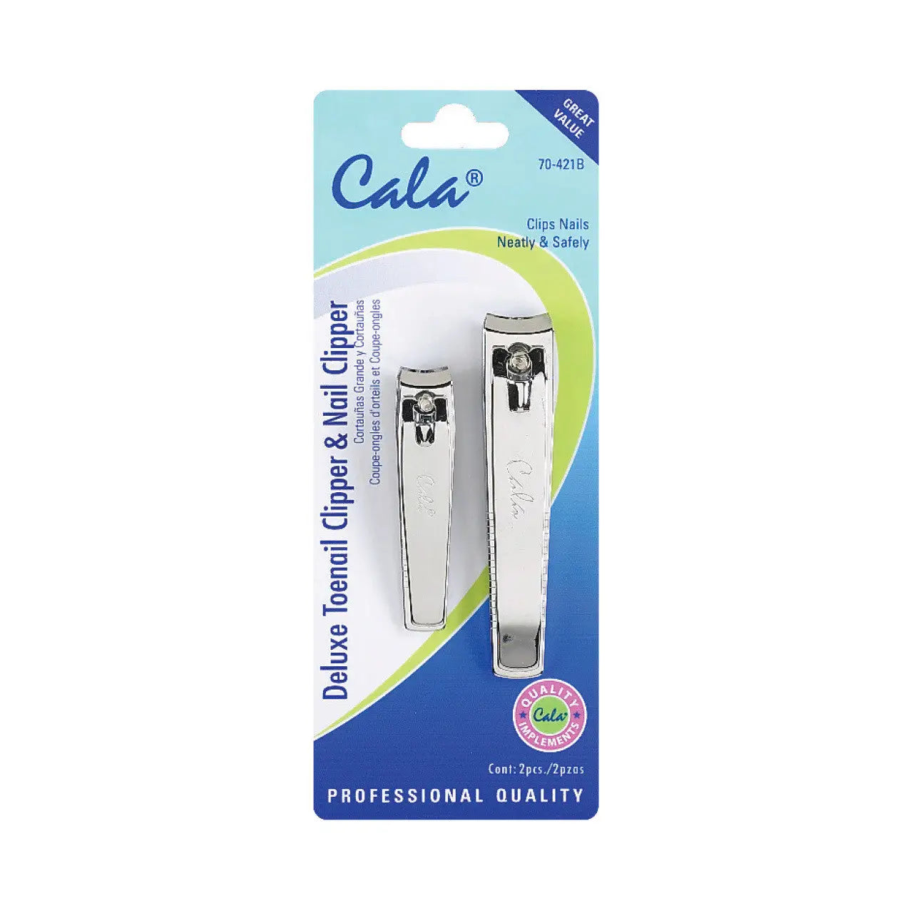 Cala Nail Toe Clipper & Nail Clipper 70 421B