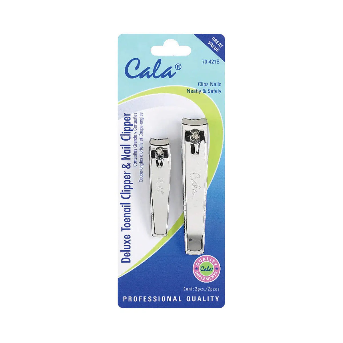 39795-Cala Nail Toe Clipper & Nail Clipper