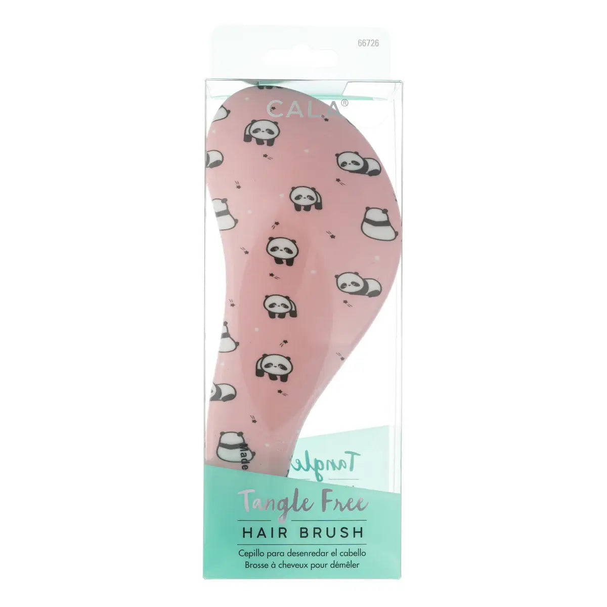 39796-Cala Tangle Free Hair Brush Panda +1