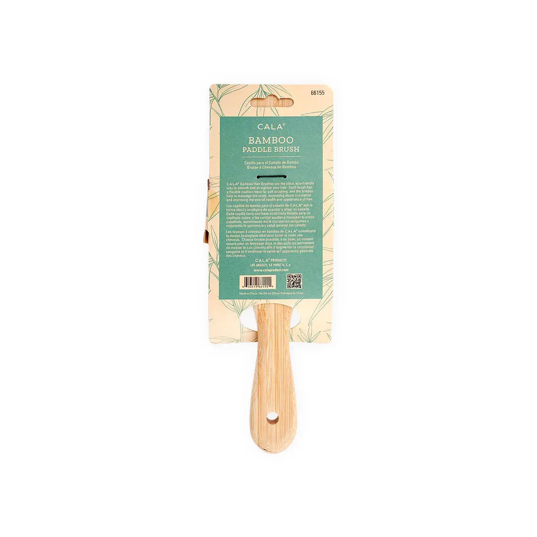 39800-Cala Bamboo Hair Brush +1