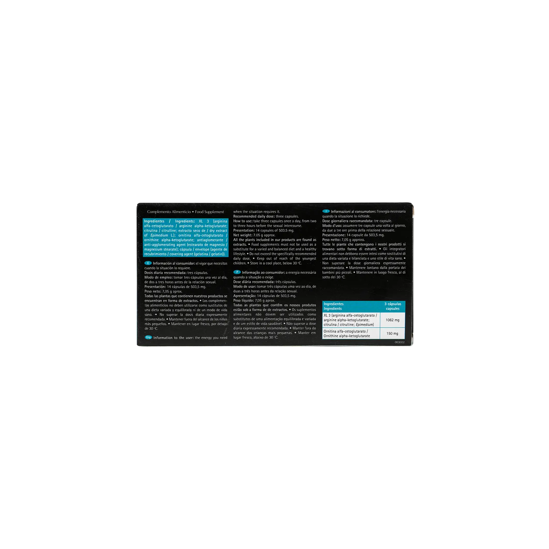 ANDRO-XL 14 CAPSULES