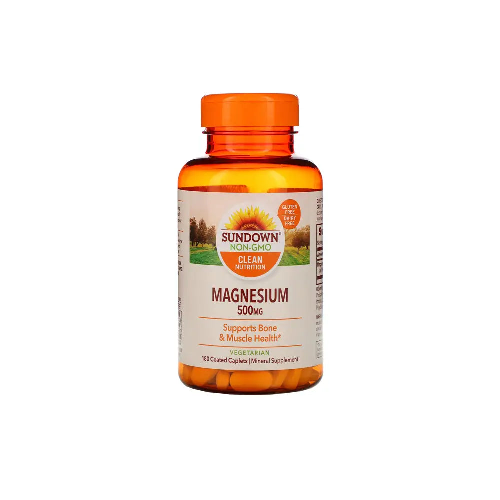 39812-Sundown Magnesium 500Mg 180Cap