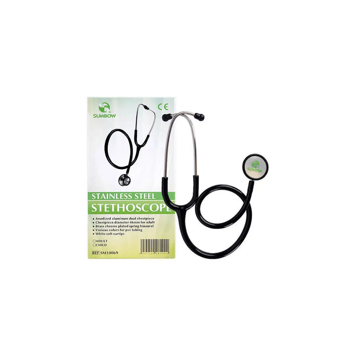 39833-Sumbow Stethoscope Stainless Steel Dual Head +1