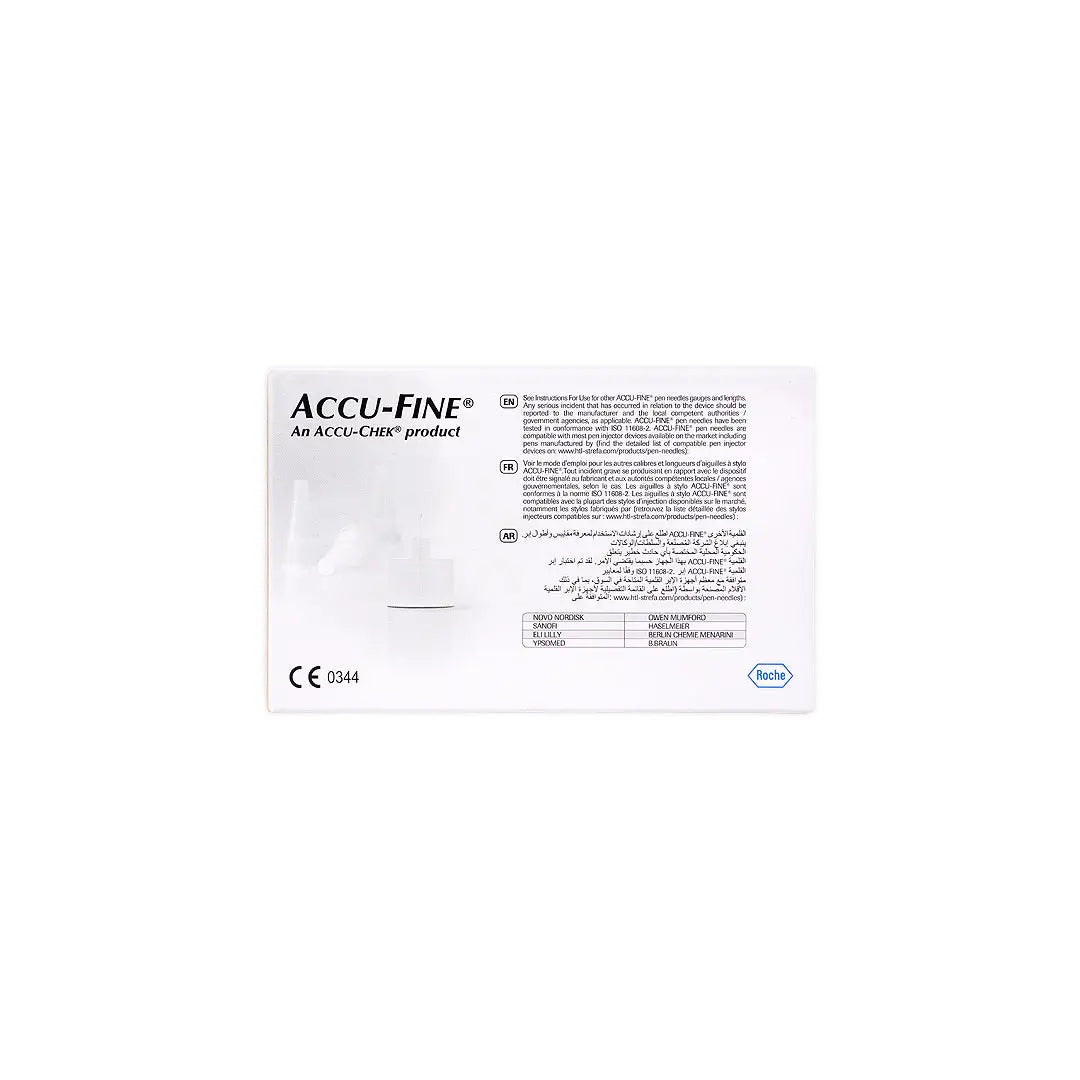 39857-Accu-Fine Pen Needles 5mmx31G 100pcs +3