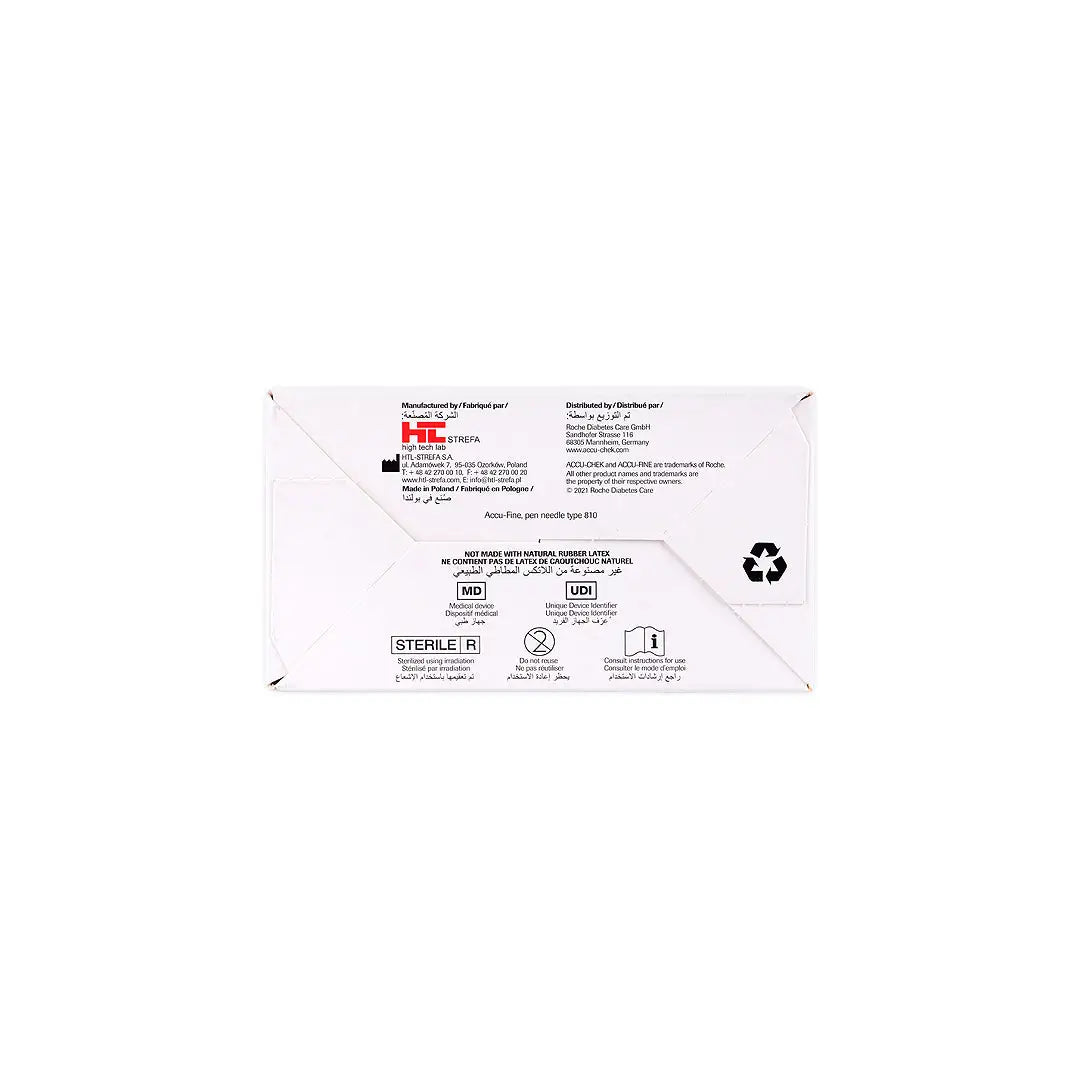 39857-Accu-Fine Pen Needles 5mmx31G 100pcs +4
