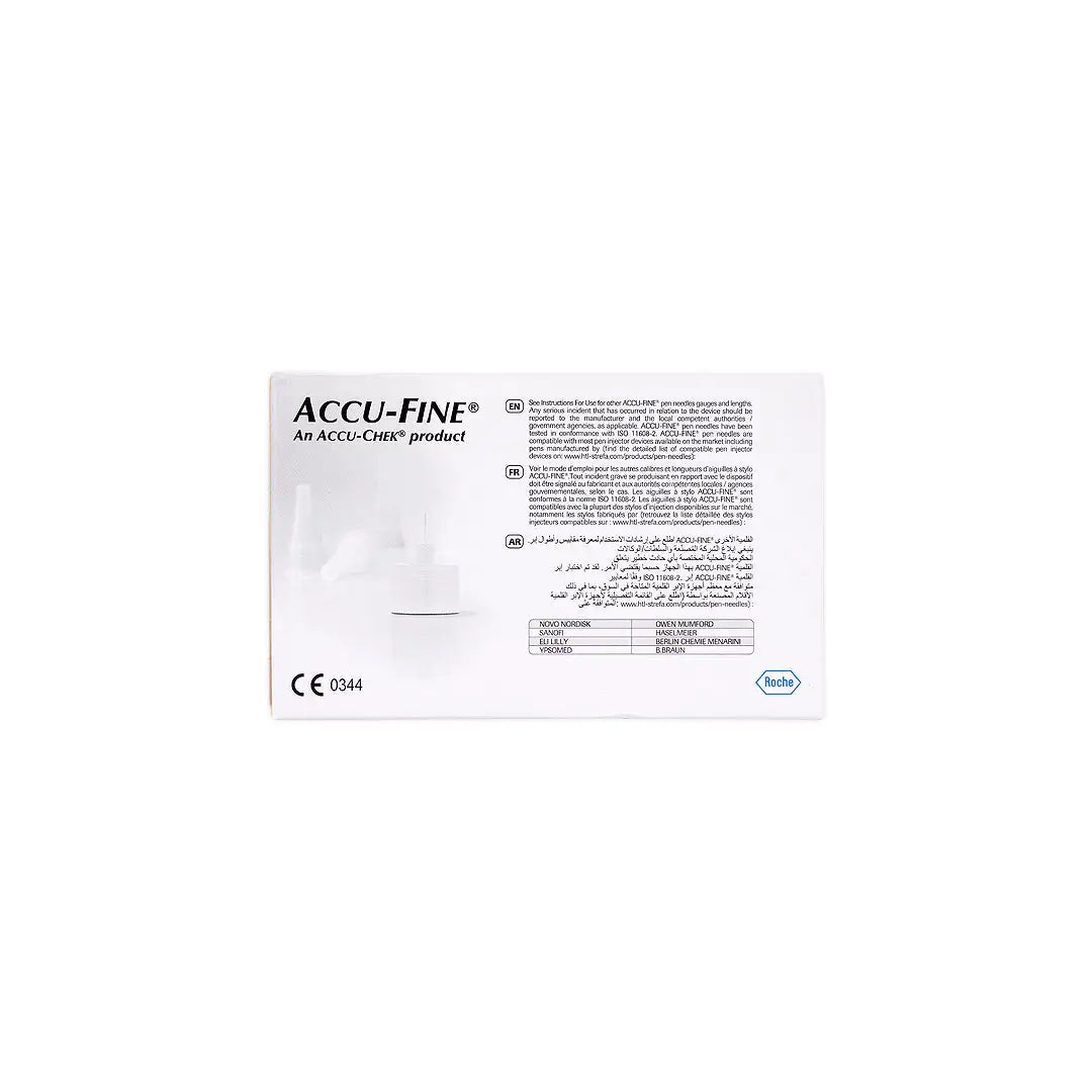 39858-Accu-Fine Pen Needles 6mmx31G 100pcs +2