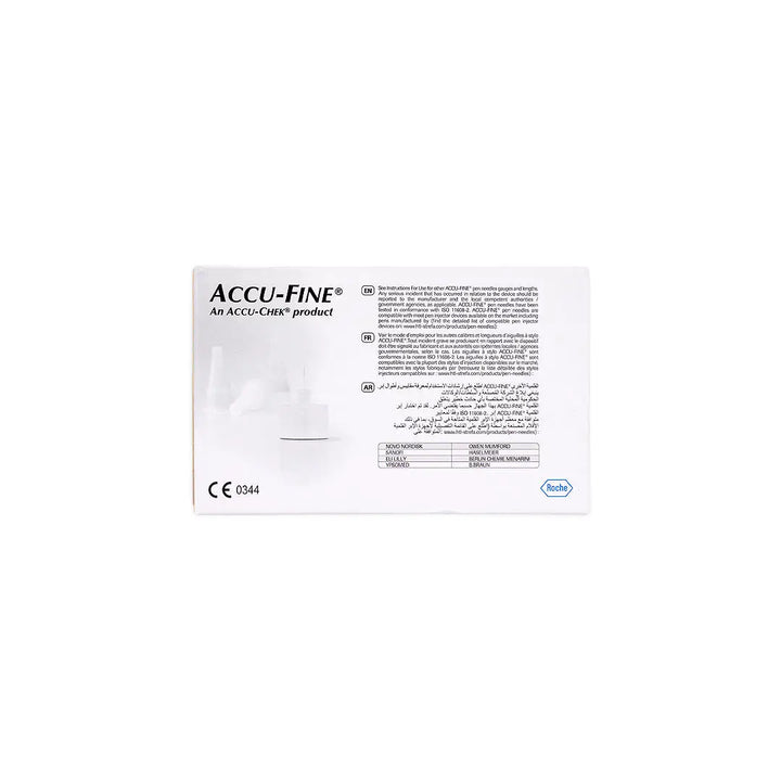 39858-Accu-Fine Pen Needles 6mmx31G 100pcs +2