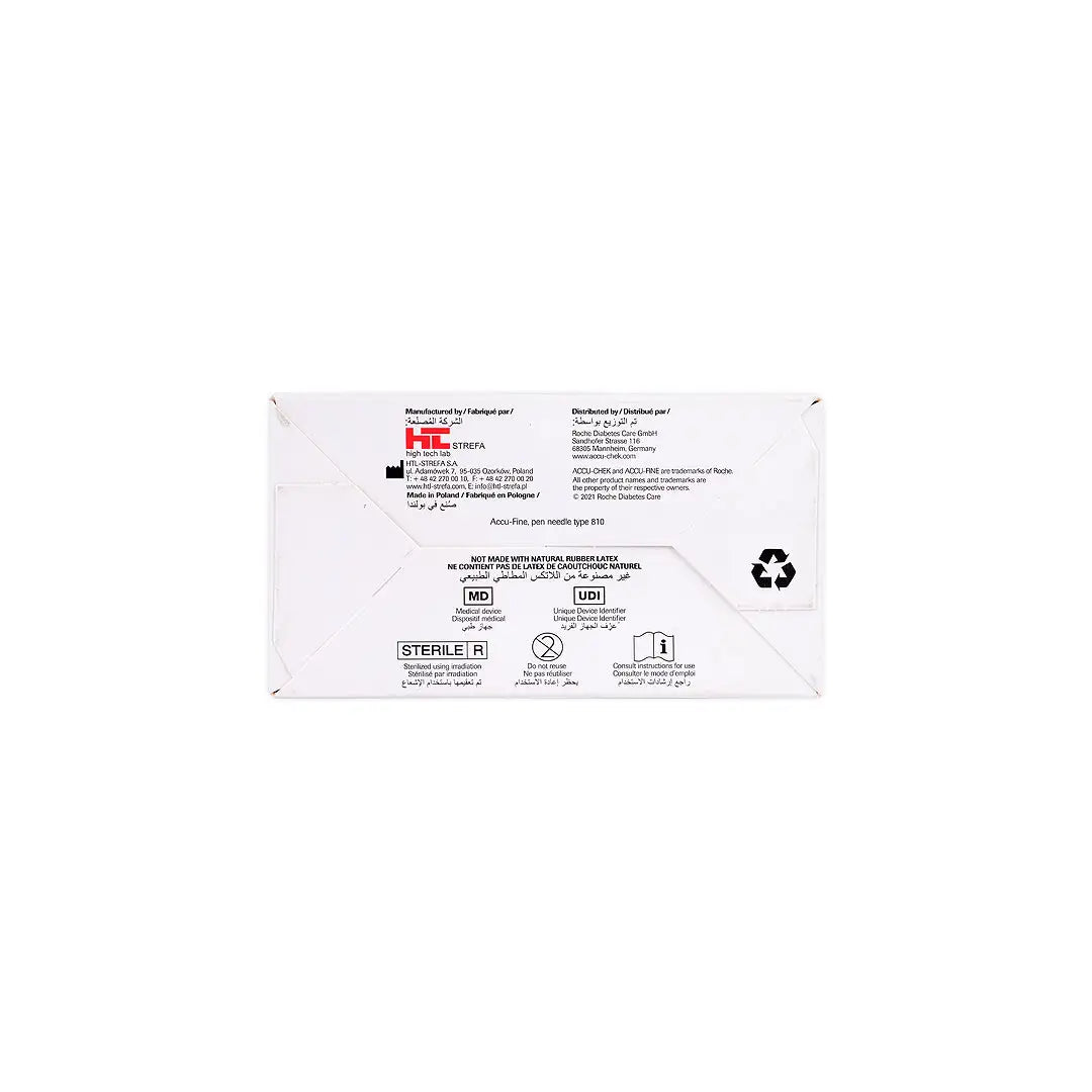 39858-Accu-Fine Pen Needles 6mmx31G 100pcs +3