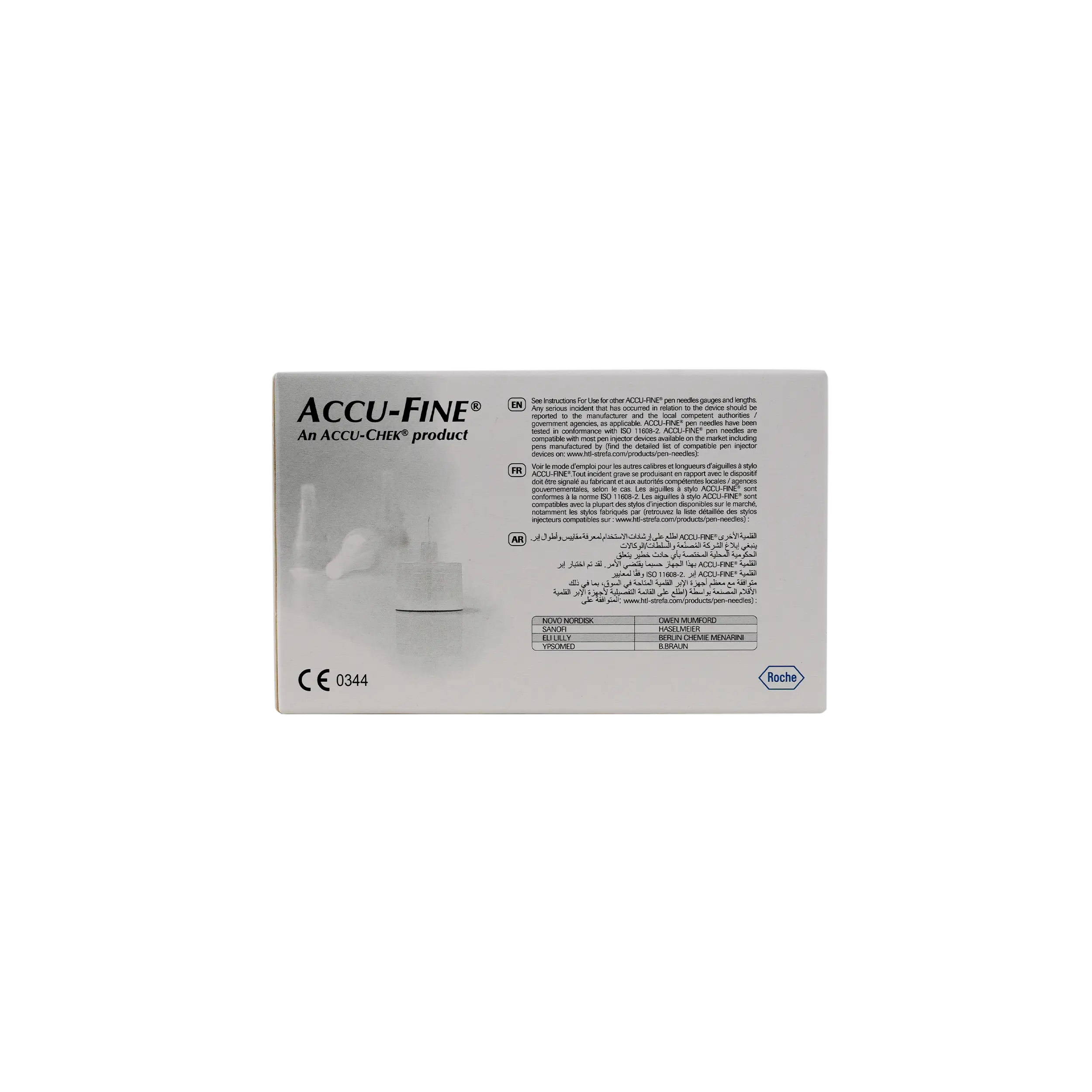 Accu-Fine Pen Needles 4mmx32G 100pcs