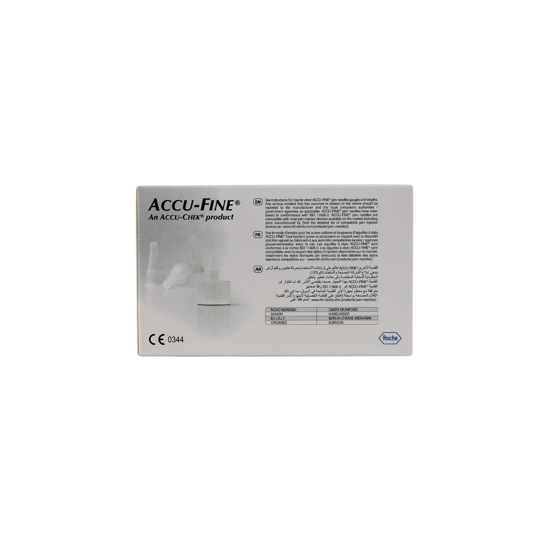 39859-Accu-Fine Pen Needles 4mmx32G 100pcs +2