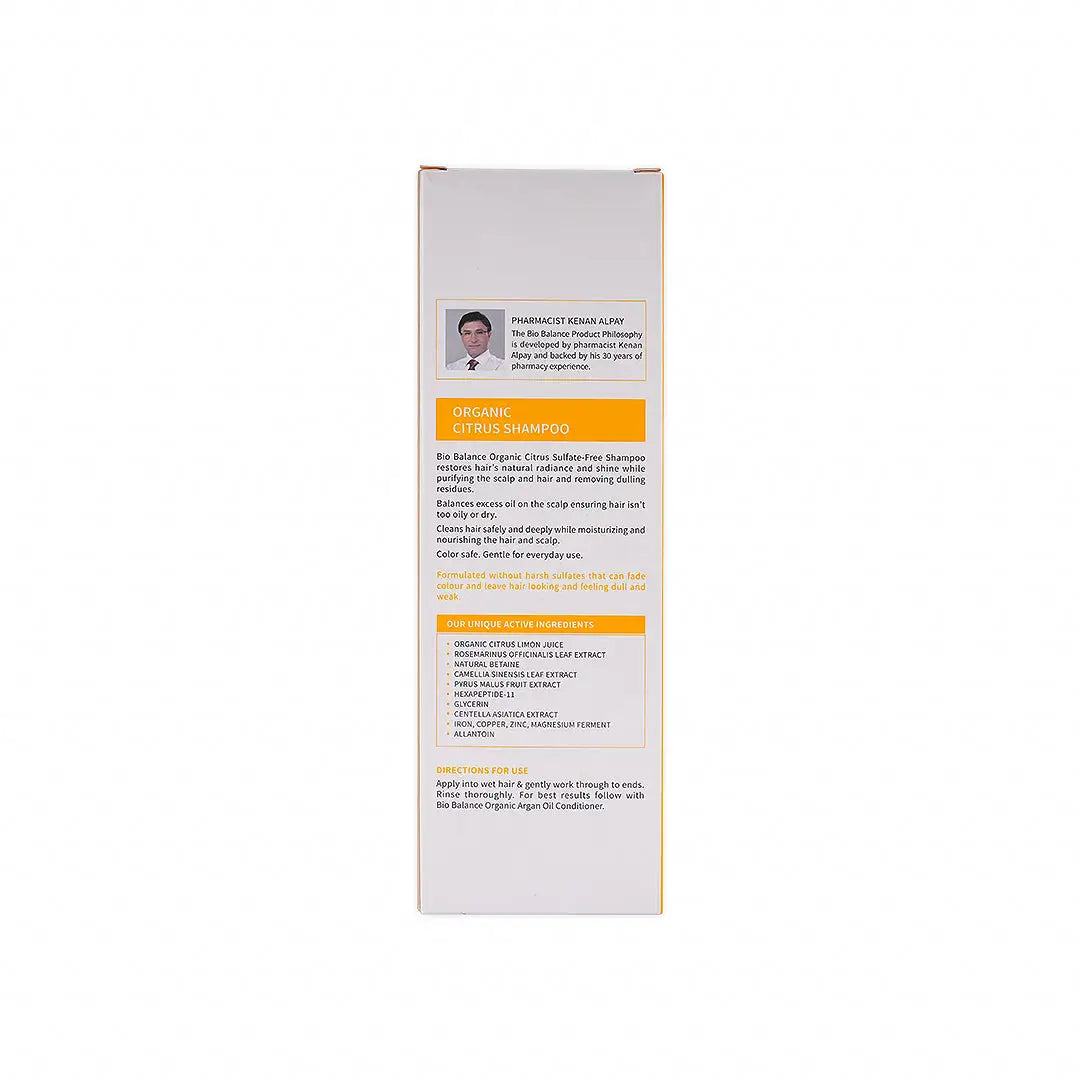 BIO BALANCE ORGANIC CITRUS SHAMPOO 330ML