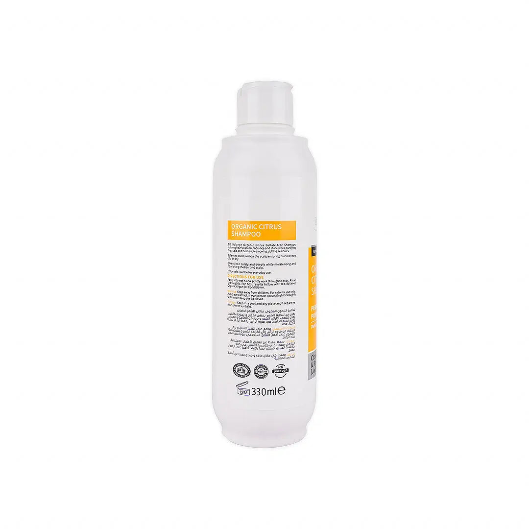BIO BALANCE ORGANIC CITRUS SHAMPOO 330ML
