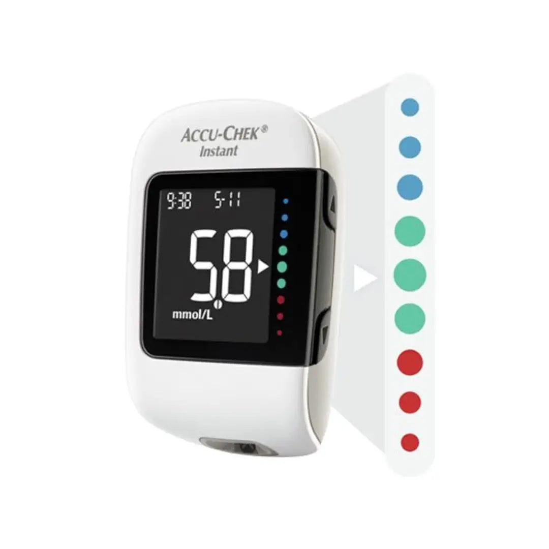 39906-Accu-Chek Instant Glucometer+50 Strips (mmol/L) +3