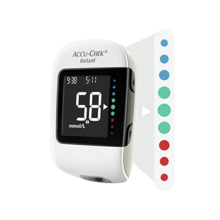 39906-Accu-Chek Instant Glucometer+50 Strips (mmol/L) +3