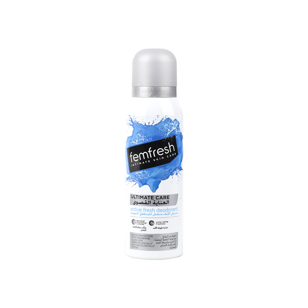 FEMFRESH ACTIVE FRESH DEODRANT 125ML-SILVER