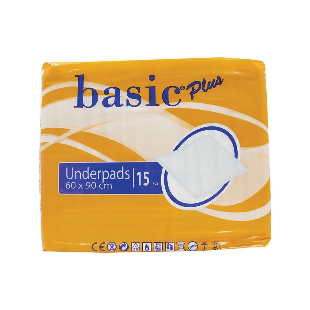 51517-Basic Plus Traversa Under Pads 60x90cm 15pcs