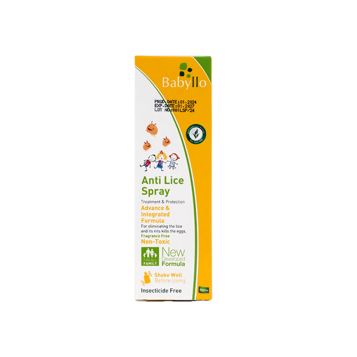 39953-Babyllo Baby Lice Spray 60ml +2