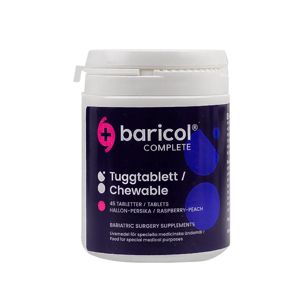 Baricol Complete Rasberry/Peach Chewable 45 Tab