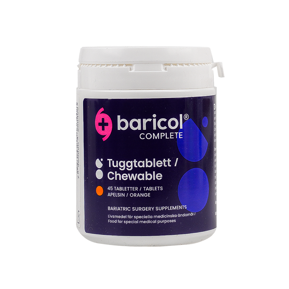 BARICOL COMPLETE ORANGE CHEWABLE 45 TAB