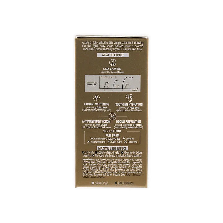 39977-Beesline Whitening Roll-On Deo Hair Delaing 50Ml +2