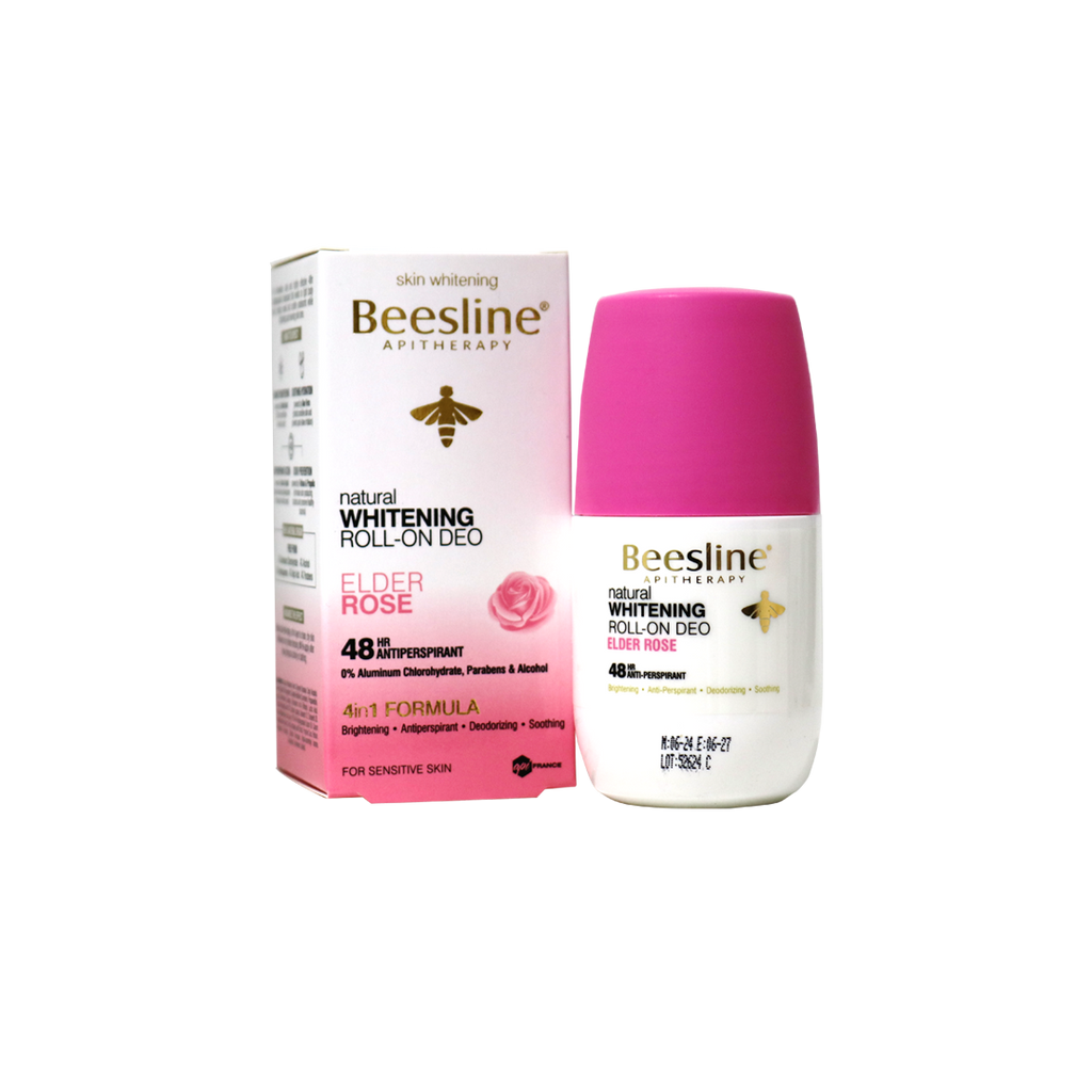 BEESLINE WHITENING ROLL-ON DEO 48H ELDER ROSE 50ML