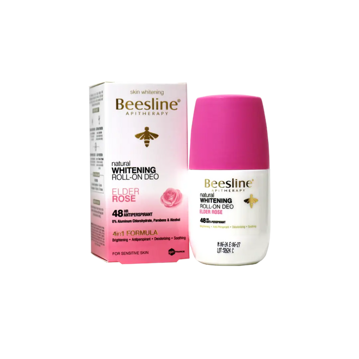 39978-Beesline Whitening Roll-On Deo 48H Elder Rose 50Ml