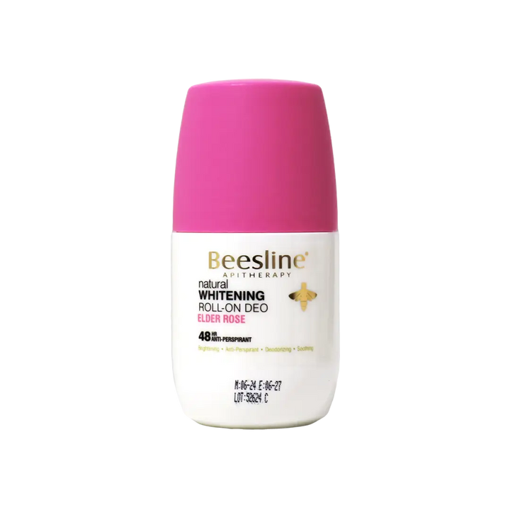 39978-Beesline Whitening Roll-On Deo 48H Elder Rose 50Ml +1