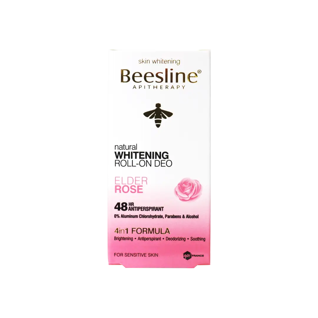 39978-Beesline Whitening Roll-On Deo 48H Elder Rose 50Ml +3