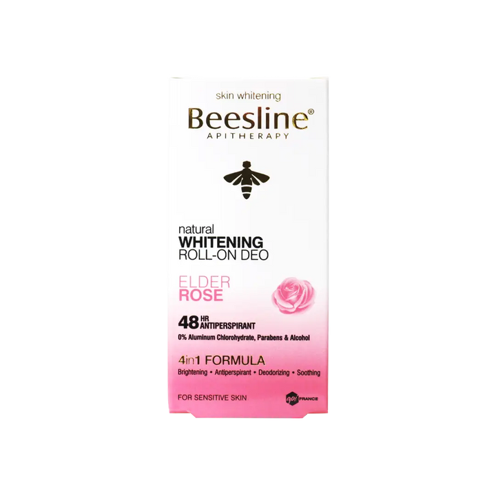 39978-Beesline Whitening Roll-On Deo 48H Elder Rose 50Ml +3