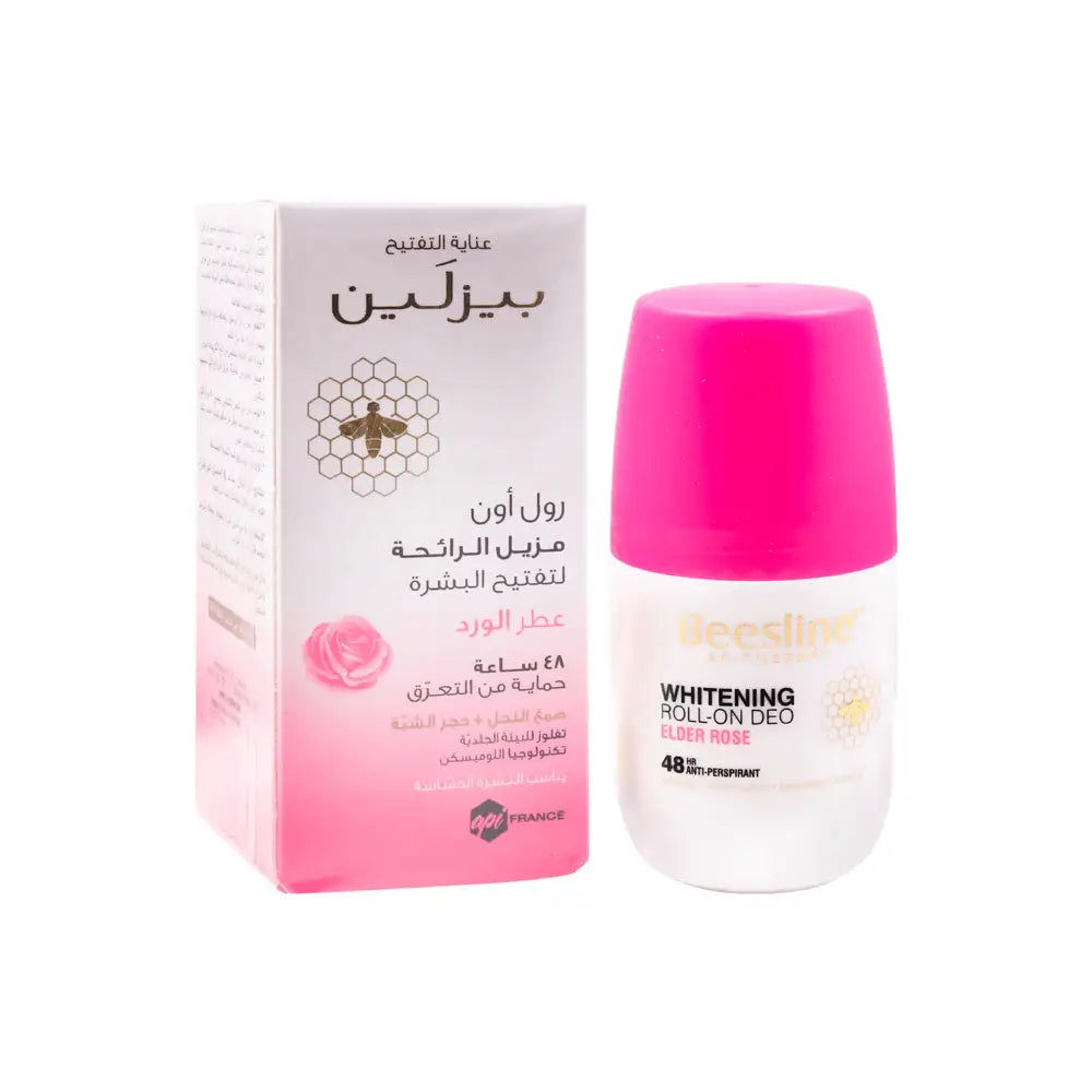 39978-Beesline Whitening Roll-On Deo 48H Elder Rose 50Ml +7