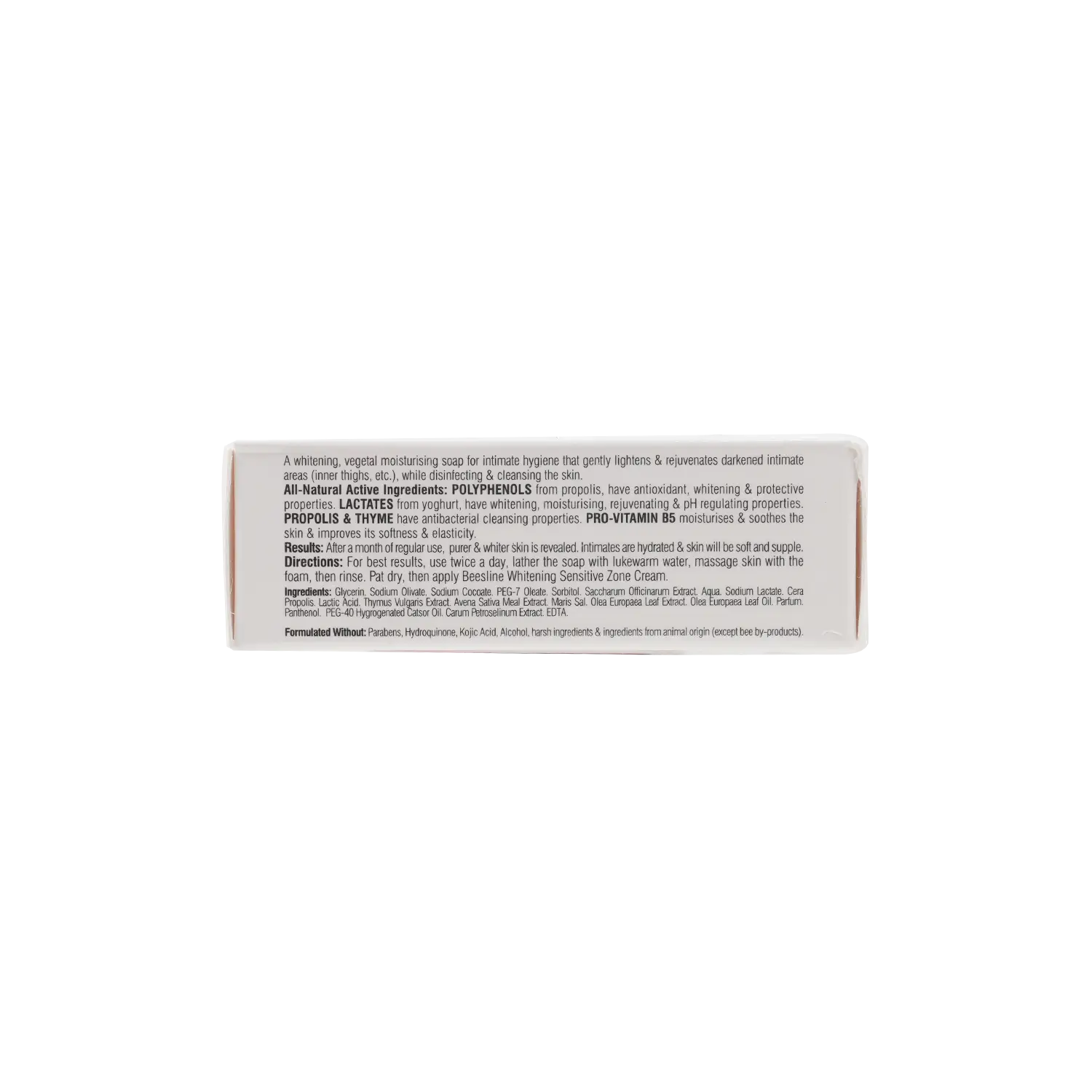 Beesline Whitening Sensitive Zone Soap 110G