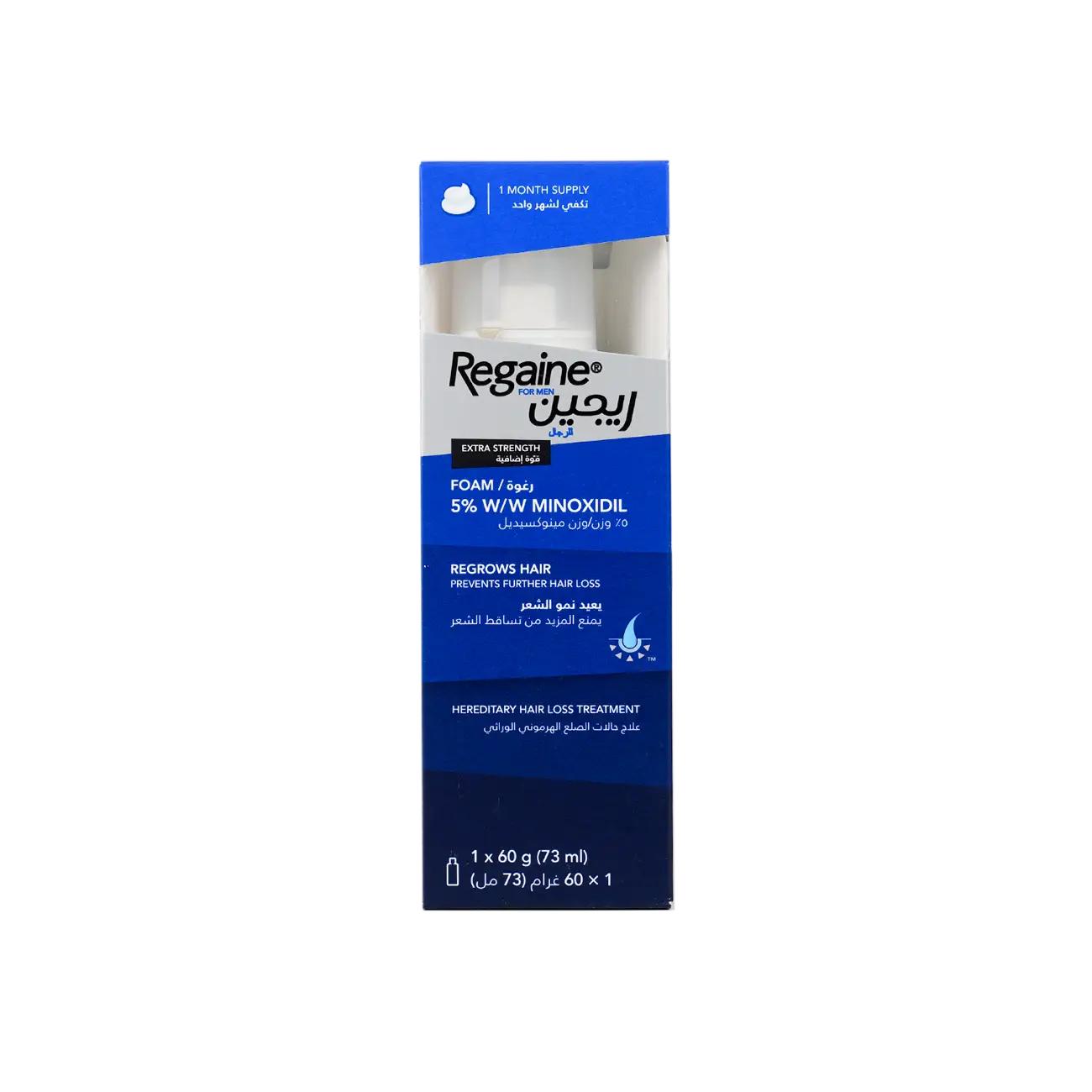 Regaine Foam For Men 5% 60Ml (Single)